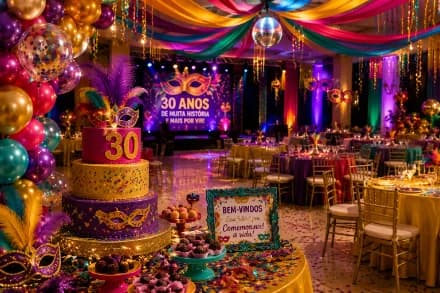 Festa de aniversário decorada
